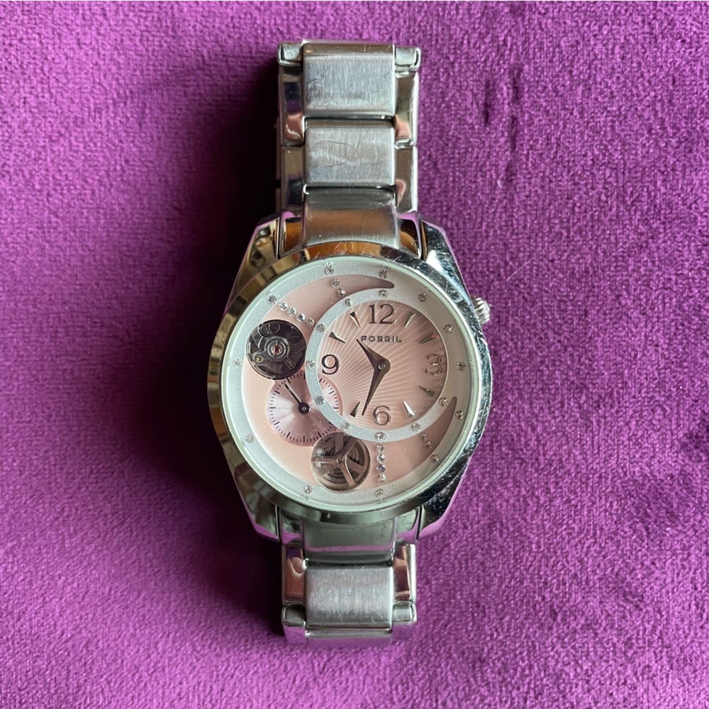 Fossil Womens Twist Watch Mother of Pearl